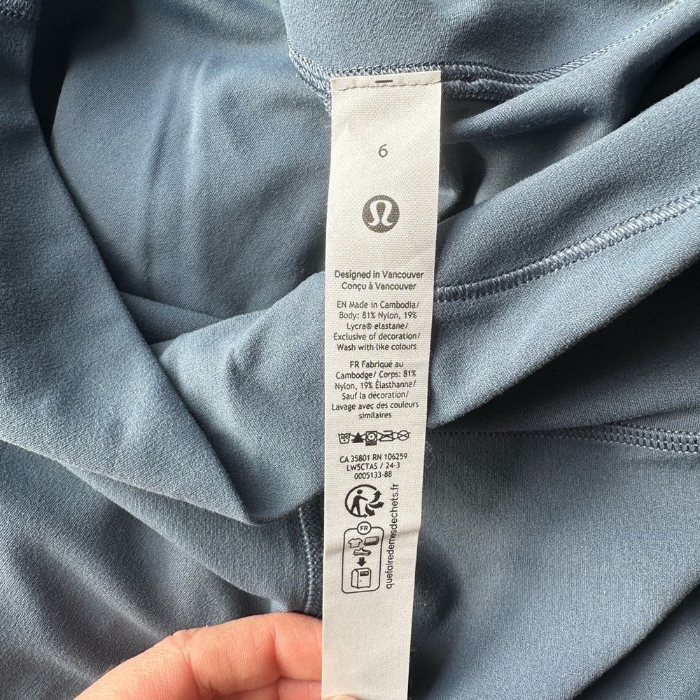 Lululemon 25” Align Iron Blue - Picture 4 of 5